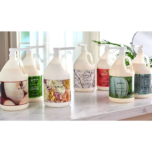 WEN GALLONS CLEANSING CONDITIONER NEW IN BOX W/ PUMP FACTORY SEALED CHOOSE SCENT - Picture 3 of 16